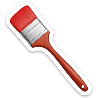 paint brush with paint sticker