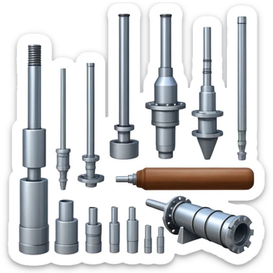 Specialized marine geology tools including sediment corers, rock dredges, and bottom samplers sticker