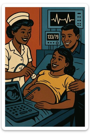 make the nurse black sticker