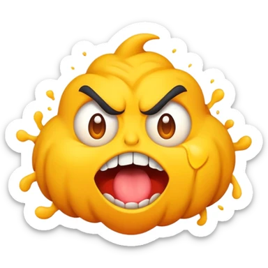 Gobbledygook, insane crazy cringe sticker