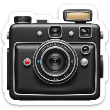 aestetic camera cottage core sticker