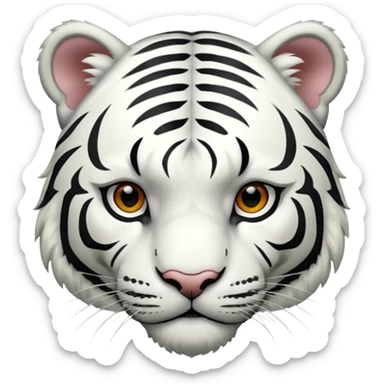 Tigre branco  sticker