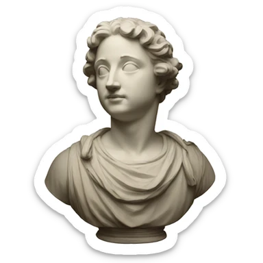 Antique sculpture  sticker