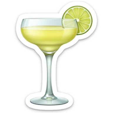 Mach mir einen Lime Sour Cocktail und nimm ein schönes glas -  das glas sollte aber nicht grün sein  sticker