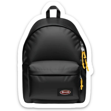 Sac à dos eastpak noir classique  sticker