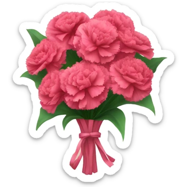 Bouquets of Carnations sticker
