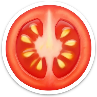 slide of tomato sticker