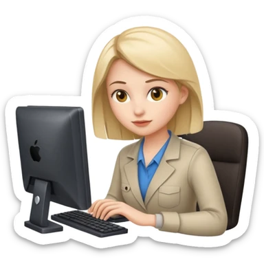it-specialist-with-computer-and-code-female sticker