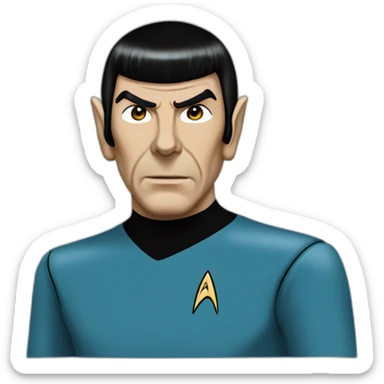 Spock von Raumschiff Enterprise sticker