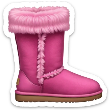 Pink Ugh boots sticker