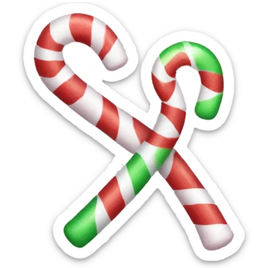 candy cane  sticker
