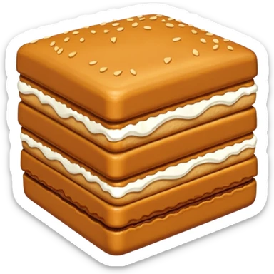 white alfajor sticker