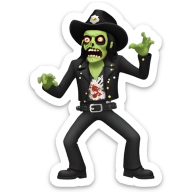 lemmy zombie dancing sticker