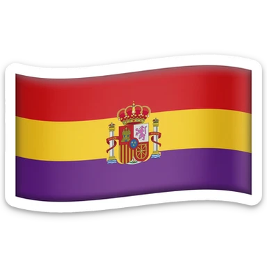 Bandera republicana española sticker