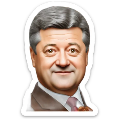 Poroshenko roshen chocolate bar sticker