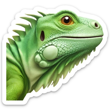 Iguana sticker