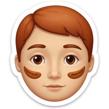 cinnamon cheeks sticker