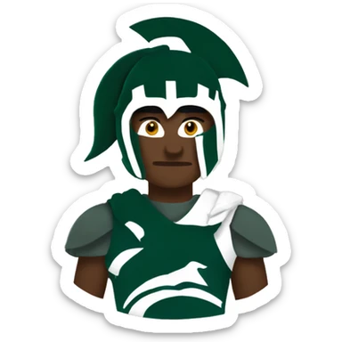 Michigan State Spartan sticker