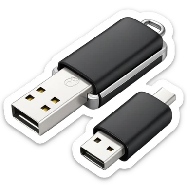 USB flash drive storage device with metal connector and plastic case sticker