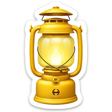 yellow lantern dc sticker