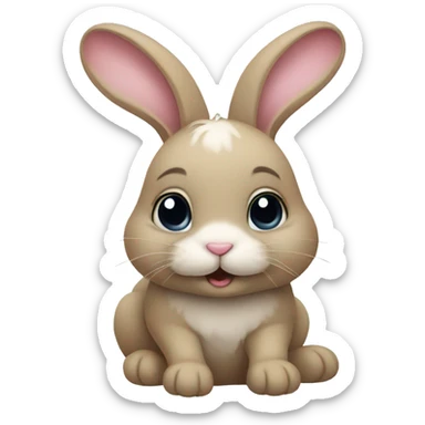 cute bunny sticker