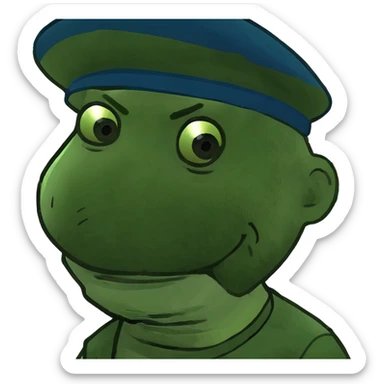 Smiling older boy with blue eyes and blonde hair sticker