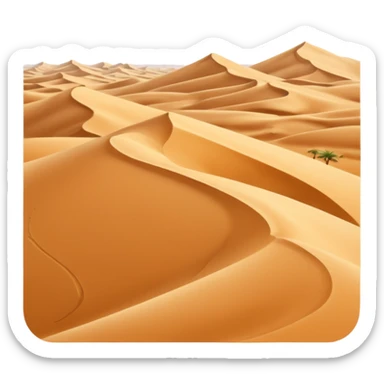 The Sahara Desert sticker