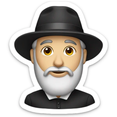 Orthodox jewish man sticker