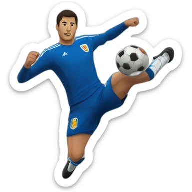 Jun kick Mark butt sticker