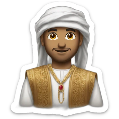 A arabe childe withe Jordan 4 sticker