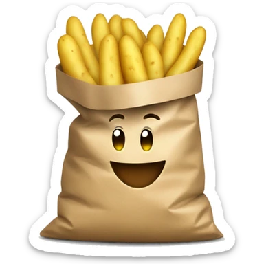 Bolsa de patatas  sticker