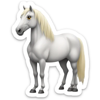 horse facing right sticker