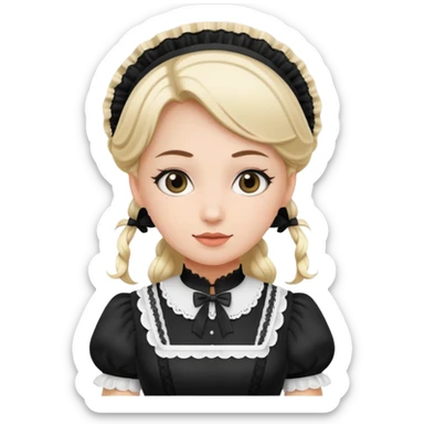 maid outfit sticker