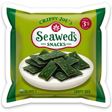 seaweed snacks trader joes  sticker
