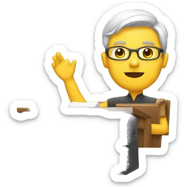 student lecture sticker