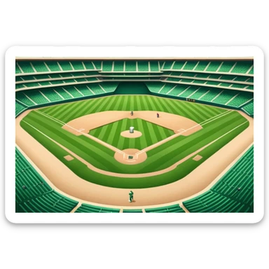 baseball stadium sticker