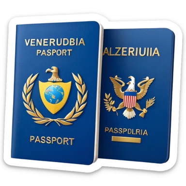 Pasaporte venezolano sticker