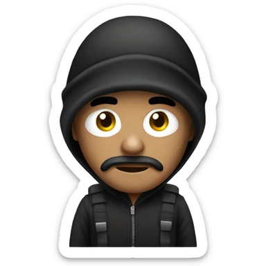 Robber emoji sticker