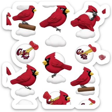 St. Louis Cardinals renewed logo sticker