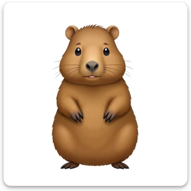 Capybara sticker