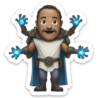 6-armed software god sticker