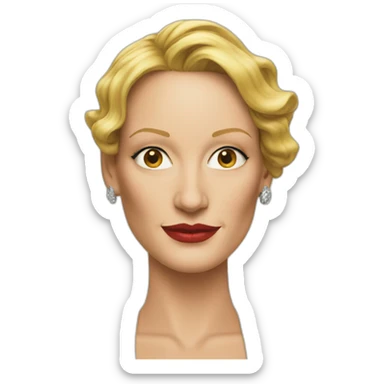 Uma thurman sticker