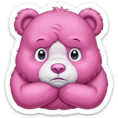 Care bear sad  sticker