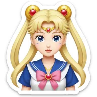 Sailor moon in a Japanese  sticker
