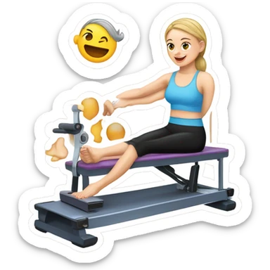 Mega süßer ästhetischer Pilates Sticker der mädchenhaft ist sticker