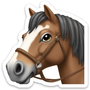 hobby horsing horse sticker