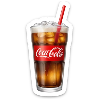 Mcdonald's  coke sticker