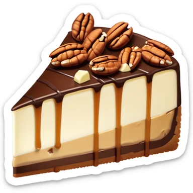 Turtle cheesecake slice  sticker
