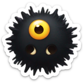 Soot sprite sticker
