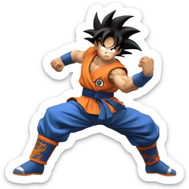 goku kamehameha sticker